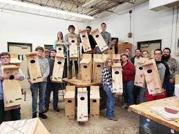 The wood duck is one of the most colorful waterfowl. Waterfowl Usa Ffa Construct Wood Duck Houses News Clintonherald Com