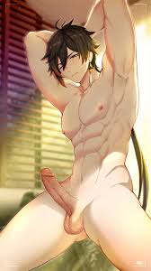 Gay Porn, Zhongli (Genshin Impact)  голые девки, члены, голые девки с  членами, дрочево, гуро, извратское порно и прочая половая ёбля - смотреть  бесплатно!