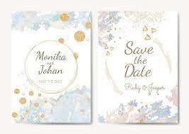 Download Premium Vector Of Save The Date Wedding Invitation Vector 533327 Wedding Invitation Vector Wedding Invitations Modern Wedding Invitation Wording