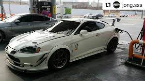 This bumper gives your car aerodynamic good looks with light weight and long lasting durability. Owner Jong Sss Tuscaninationsouthkorea Hyundai Tiburon Modified Cars Hyundai