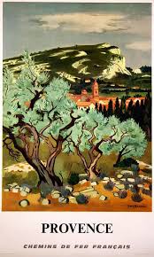 Yves Brayer 1907 1990 Provence Sncf 1967 Offset Perceval Affiches De Voyage Retro Voyage Vintage Affiches De Voyage