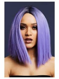 Lavender Ice Purple Wig Kylie Heat Resistant Wig: Violet