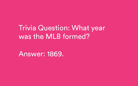 The easiest way to play is to divide your group into pairs or teams of three or more players. 60 Baseball Trivia Questions Answers Hard Easy