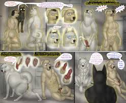 Intense furry castration with funny cocks and huge balls