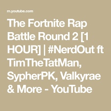 The fortnite rap battle round 2! Pin On Raps