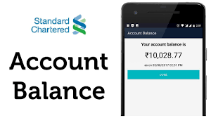 standard chartered bank check bank account balance online