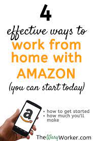 How To Work From Home With Amazon Jobs Careers And Gigs With A Top Company The Wary Worker Legit Work From Home Working From Home Work From Home Companies
