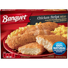 How does banquet make their tv dinners. Banquet Classic Chicken Strips Frozen Single Serve Meal 8 9 Ounce Walmart Com Walmart Com