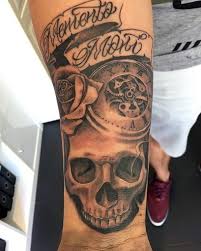 Furthermore, many people choose this tattoo idea because they love to get fonts to get inked instead of getting any pattern or design. 120 Top Memento Mori Tattoo Ideas To Choose From