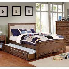Lucien Platform Bed Wooden King Size Bed King Size Bed Frame Bed Storage Drawers