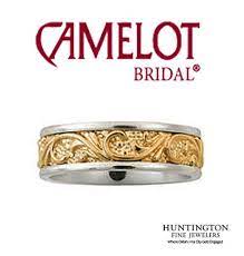 For The Men Encompassing True Two Peice 14kt 7mm Comfort Feel Engraved Wedding Band By Camelot Hunting Wedding Band Engraving Mens Wedding Bands Fine Jewels