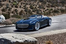 Monumental Vision Mercedes Maybach 6 Cabriolet Arrives At Pebble Beach Mercedes Maybach Mercedes Benz Cars Maybach