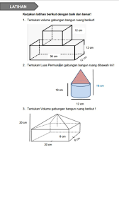 Volume gabungan bangun tersebut adalah. Tentukan Volume Gabungan Bangun Ruang Berikut Brainly Co Id