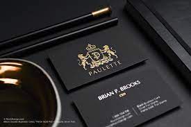 Make a lasting impression with foil stamped business cards. Foil Stamping