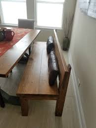 Maybe you would like to learn more about one of these? Custom Hand Crafted Furniture Texas Bench With Back Farmhouse Table With Bench Dining Bench With Back Diy Dining Table
