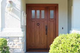 Craftsman Door With One Sidelight Craftsman Exterior Door Brown Front Doors Craftsman Front Doors