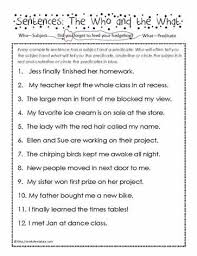 Identify The Subjects And Predicates Subject And Predicate Subject And Predicate Worksheets Part Of Speech Grammar