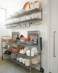 kitchen storage shelves