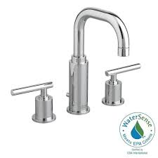 To learn more about faucet installation, follow the ideas tab at the top of. American Standard Serin 8 In Widespread 2 Handle Bathroom Faucet In Polished Chrome 2064 831 002 The Home Depot Widespread Bathroom Faucet Bathroom Faucets American Standard