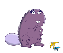 Beverly Beaver (HD 64 Zoo Lane Art) by PlatinumShrineArt