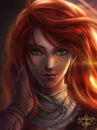 Fantasy Red Haired Female Characters Art Google Search In 2020 Character Portraits Fantasy Girl Fantasy Characters