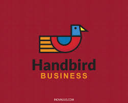 Bird In Hand Market Hours Hand Bird Is A Stylized Logo In The Shape Of A Hand Together With A Bird With The Colors Black Red Blue And Yellow Busin Logo Design Logos Start Up Business