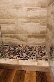 Make sure that you take into consideration textures of tiles. Tiled Shower Trouve Canvas Beige 12x24 Floor Tile Angora Zen Flat Polished Pebble Mosaic Bora Wildern Shower Tile Pebble Shower Floor Shower Tile Designs