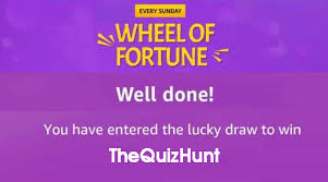 It's like the trivia that plays before the movie starts at the theater, but waaaaaaay longer. Amazon Wheel Of Fortune Quiz Answers Sunday 22 November 2020