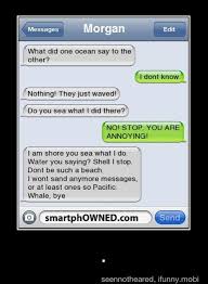 What Did One Ocean Say To The Other Ocean Funny Messages Jokes For Kids Funny