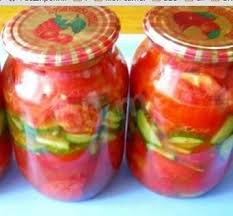 салат из огурцов и помидоров на зиму без уксуса Konservirovannyj Salat Iz Pomidorov I Ogurcov Na Zimu Cooking Food Preparation