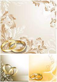 Wedding Cards With Wedding Rings Vector Free Download Ai Eps Format Wedding Invitation Background Wedding Ring Background Wedding Card Design