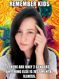 Remember Kids There Are Only 2 Genders Anything Else Is Just Mental Illness Remember Kids Meme Generator