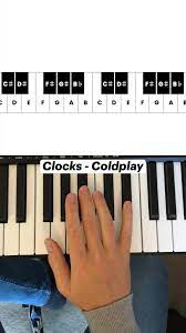 Learn How To Play Clocks By Coldplay On The Piano Pinterest