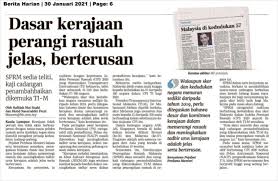 Kerajaan indonesia disaman (12 mac 2016),ppda: Sprm Community Keratan Akhbar 30 1 2021 Jom Baca Facebook