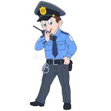 Cartoon Police Officer Policeman Isolated On White Background Colorful Book P Sponsored Policeman Isol Childrens Colouring Book Police Officer Police