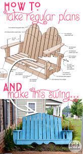 How To Alter Regular Porch Swing Plans For A Unique Porch Swing Porch Swing Plans Porch Swing Pallet Diy Porch Swing