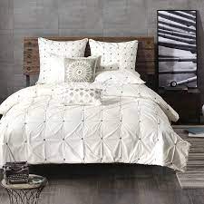Start by considering your aesthetic preferences and the climate where you live. Amazon Com Ink Ivy Masie King Cal King Size Bed Comforter Set White Elastic Embroidery Tufted Ruffles 3 Pieces Bedding Sets 100 Cotton Percale Bedroom Comforters Home Kitchen