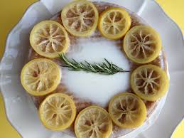 Lemon Rosemary Olive Oil Cake With Candied Lemons Olive Oil Cake Lemon Rosemary Olive Oil Cake Candied Lemons