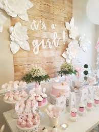 Set the tone for your party with absolutely adorable baby shower decorations, balloons, ornaments and more to welcome the stork. Baby Shower Party Ideas Photo 1 Of 38 Girl Shower Themes Baby Girl Shower Themes Floral Baby Shower