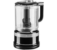 The food processor attachment simply attaches to the hub of your stand mixer to slice, shred and julienne. Buy Kitchenaid 5kfc0516bob Mini Food Processor Onyx Black Free Delivery Currys