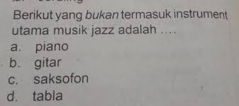 Kenali unsur roh utama dalam diri manusia yang menjadikan keberadaannya ada : Berikut Yang Bukan Termasuk Instrumen Utama Musik Jazz Brainly Co Id