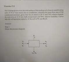 Mass flow rate is the rate of movement of a massive fluid through a unit area. Answered Air Is Being Drawn Over The Cold Bartleby