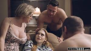 PURE TABOO BFFs Deceive Mean Stepbrother into Fucking stepsister