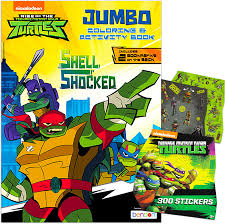 Coloring pages for ninja turtles (superheroes) ➜ tons of free drawings to color. Amazon Com Teenage Mutant Ninja Turtles Coloring And Activity Book With Stickers Tmnt Toys Games