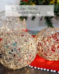 These strands of outdoor christmas lights are over 14 feet long, and they feature hanging icicles of varying lengths for a pretty display. Diy Twine Balls With Lights Crafted By The Hunts