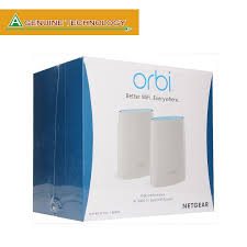 I'm using a set of rbk50 v2 and i'm having some issues with my devices, the router is about 12 feet away behind a door, however i am losing connection on any device i have, phone. Netgear Rbk50 Orbi High Performance Ac3000 Tri Band Mesh Wifi System Shopee Singapore
