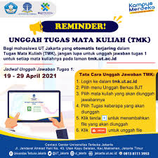 Check spelling or type a new query. Ut Jakarta Auf Twitter Hallo Sobatutjkt Bagi Mahasiswa Ut Jakarta Yang Terjaring Otomatis Dalam Tugas Mata Kuliah Tmk Jangan Lupa Untuk Unggah Jawaban Tugas 1 Pada Laman Https T Co Itflocfucd Terakhir Pada Tanggal 29