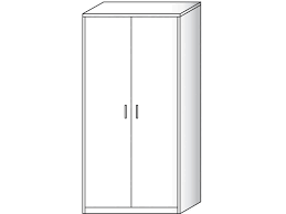 Many of our wardrobes include interior fittings such clothes rails and shelves to help you organize your stuff. Hochschrank Soft Plus Weiss Mein Online Baumarkt 24 Gmbh