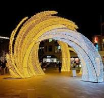 Large LED 3D motif light Christmas decorative light - US