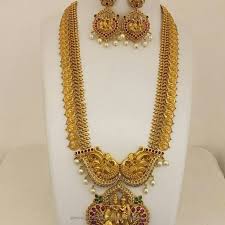 Gold Haram Gold Necklace Designs Gold Jewelry Fashion Silver Jewellery Sets